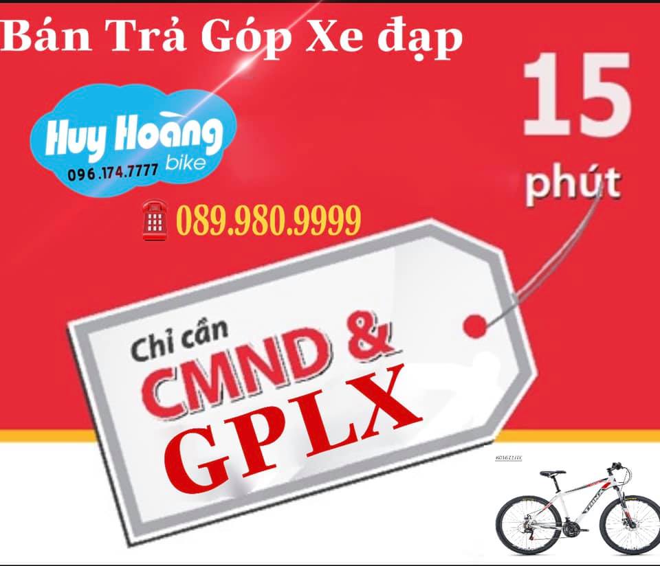 Huy Hoàng bike bán trả góp xe đạp thủ tục nhanh 15 phút
